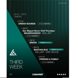 San Miguel Never Chill Thursdays - L' Abarset Grandvalira (Andorra)