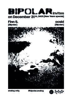 Bipolar Invites #003