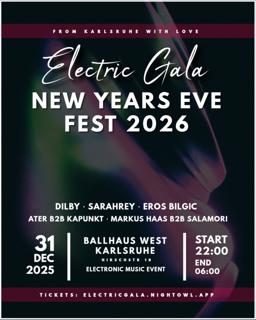 Electric Gala New Years Eve 2026