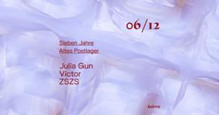 Bürro: Sieben Jahre Altes Postlager With Julia Gun, Victor, Zszs