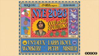 En Vente Public Sacré & Un*Deux Présentent: 2026 Good Or Bad Resolutions