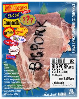 Cannabis 25Th Anniversary Party 'Bigpork'