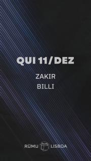 Rūmu Presents: Zakir & Billi