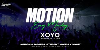 Motion London - The Biggest Weekly Monday Student Night