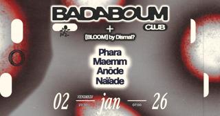 Club — Dismal?: Phara, Maemm, Anode, Naïade