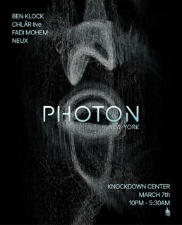 Photon: Ben Klock, Chlär Live, Fadi Mohem, Neux