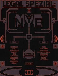 Legal Spezial Nye: Almedina, Creme Club, Olli Rubber, Riak, Tuff Monty, Lou Velvet, Tanjuesch