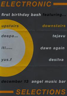 Electronic Selections 1St Birthday Bash With Deepa (Syd), Iti (Uk/Bne)