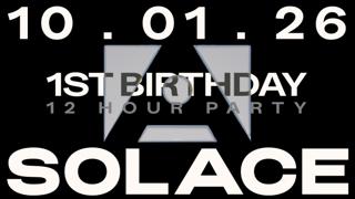 Solace 1St Birthday - Day Two W/ Amoral [Nl] & Setaoc Mass [Uk]