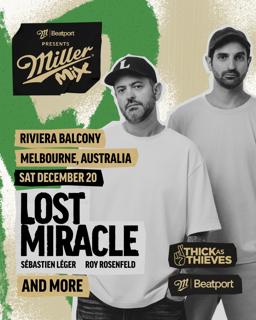 Sébastien Léger & Roy Rosenfeld [Lost Miracle] - Melbourne