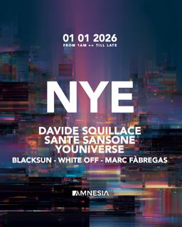 Nye W Davide Squillace, Sante Sansone, Blacksun, White Off, Marc Fabregas