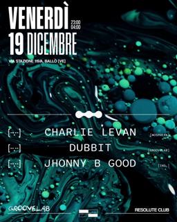 Groovelab - W/Charlie Levan, Dubbit, Jhonny B Good