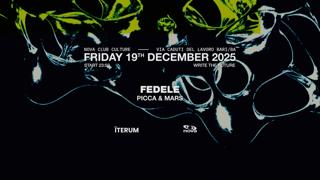 Iterüm Club Night With Fedele - Picca&Mars