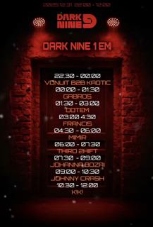 D9 DARK NINE - NEW YEARS EVE