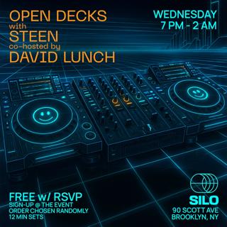 Open Decks With Steen & David Lunch
