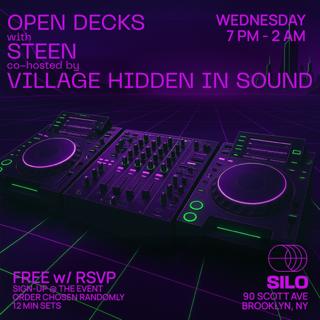 Open Decks With Steen & Village Hidden In Sound