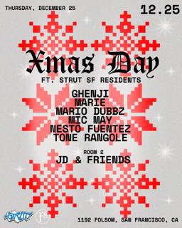 Strut Sf And F8 Present Xmas Day Feat. Strut Residents