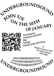 Underground Sound: Edinburgh Debut, With Craigie Knowes