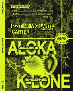 Ripe Presents: Aloka, K-Lone