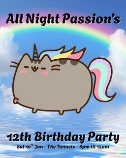 All Night Passion'S 12Th Birthday Party (8Pm-12Am)