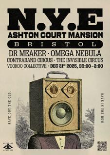 Nye At Ashton Court Mansion Ft Dr Meaker Live & Omega Nebula