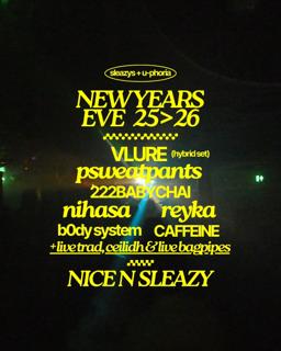Sleazys / U-Phoria New Years Eve