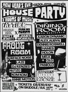 Hagglers Corner Nye House Party