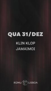 Rūmu Presents: Nye With Klin Klop & Jamaimoi