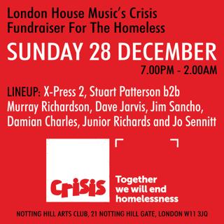 London House Music'S Crisis Fundraiser For The Homeless