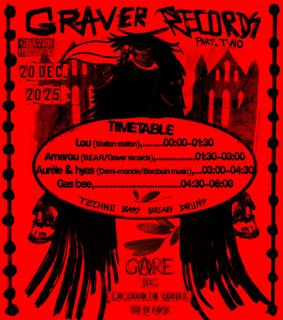 Graver Records Part Two - La Gare/Le Gore