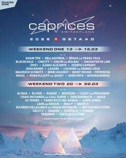 Caprices Festival 2026
