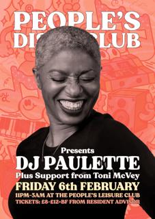 People'S Disco Club W. Dj Paulette (Hacienda) + Toni Mcvey