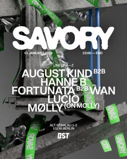 (5€) Savory - Techno Every Thursday