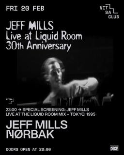 Jeff Mills: Live At Liquid Room 30Th Anniversary