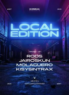 Local Edition: Jairoskun, Kisysintrax, Molaguero, Rods (200 Free Tickets)