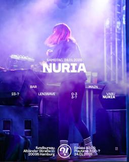 Nuria // Vabu // Leniwave // Granular Heat