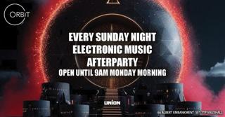Orbit Sunday Night / Monday Morning After Party - Open Until 9Am
