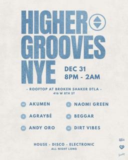 Higher Grooves Nye Rooftop Party