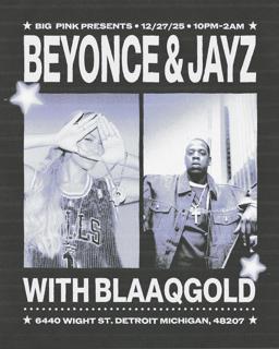 Hiphop Night: Jayz & Beyonce Night (Blaaqgold)