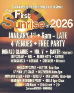 First Sunrise Of 2026 Sf Day Party