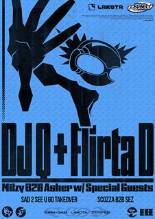Psyked: Dj Q X Flirta D + Asher, Milzy & More