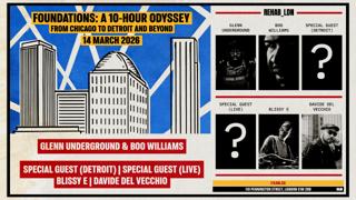 Glenn Underground & Boo Williams + 2 Special Guests