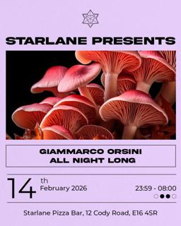 Starlane Presents: Giammarco Orsini All Night Long
