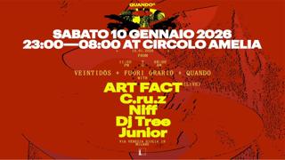 Quando With Art Fact Live, C.Ruz, Niff & Dj Tree