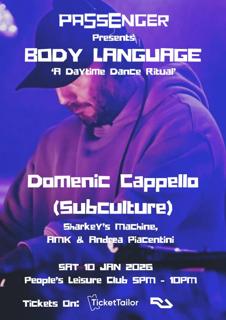 Passenger Presents {Body Language} With Domenic Cappello