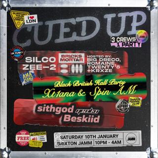 Cued Up: Black British Hall Party, Yenko Fm & Bricks N Mortar