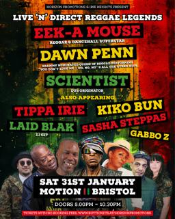 Eek A Mouse / Dawn Penn / Scientist / Tippa Irie / Kiko Bun / Laid Blak