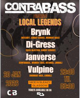 Contrabass Presents: Local Legends