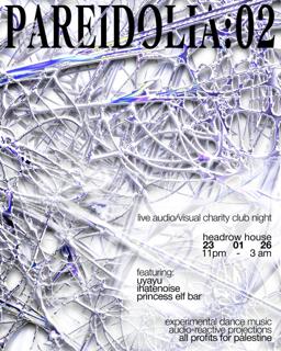 Pareidolia02: Audio-Visual Charity Club Night