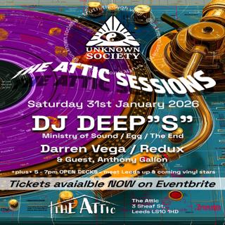 The Attic Sessions With Unknown Society